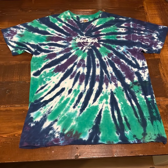 Vintage tie dye hard rock cafe Kona shirt - Picture 1 of 7